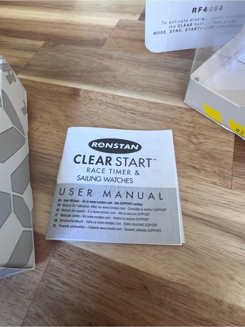 Sailing Watch — Ronstan Clear Start RF4054-A 40mm new in box